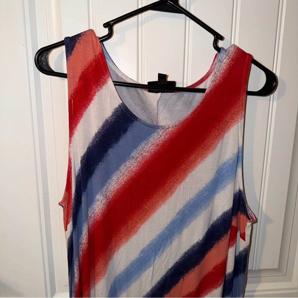 Lane Bryant size 14/16 sleeveless long maxi dress